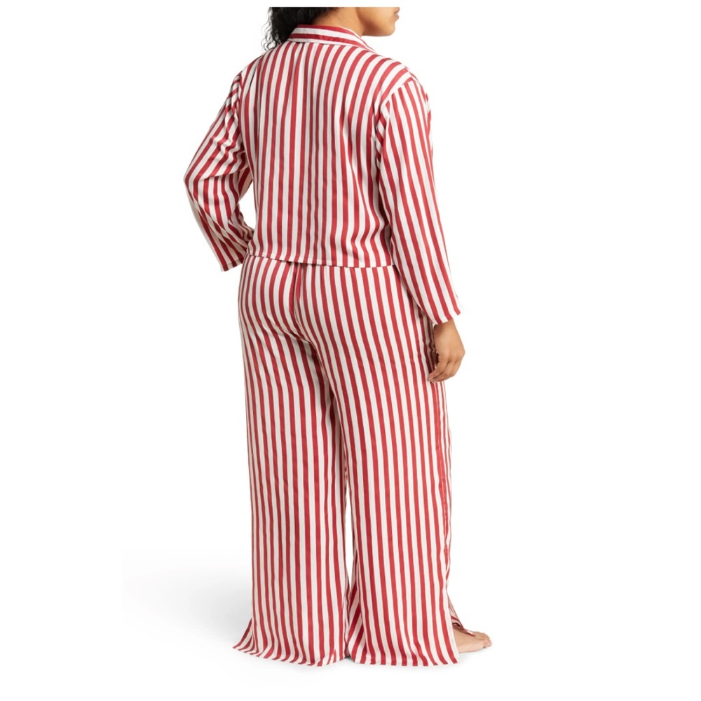 Open Edit Plus Size Satin PJ Lounge Set | Size 18 - Picture 2 of 8